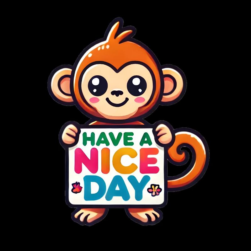 Have a Nice Day – Funny Monkey 🐵