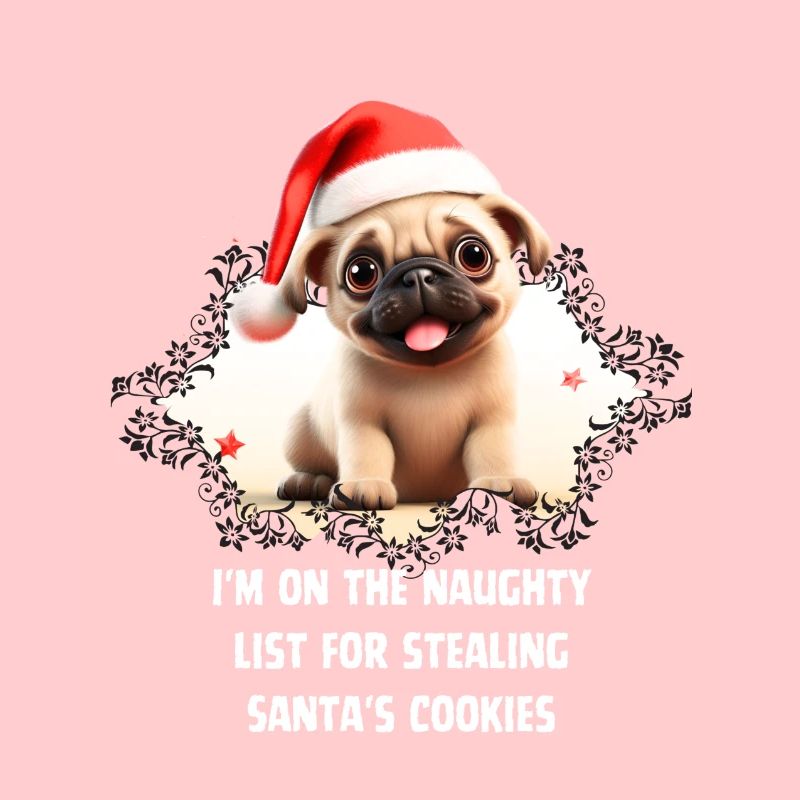 Keks-Komplize: Mops auf Santa's Liste!