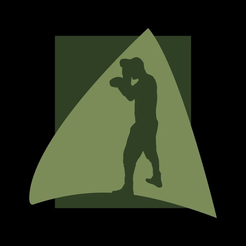 Boxeur de match de boxe