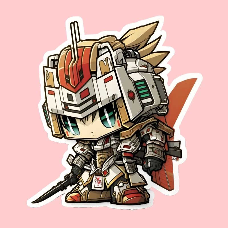 Chibi Samurai Roboter