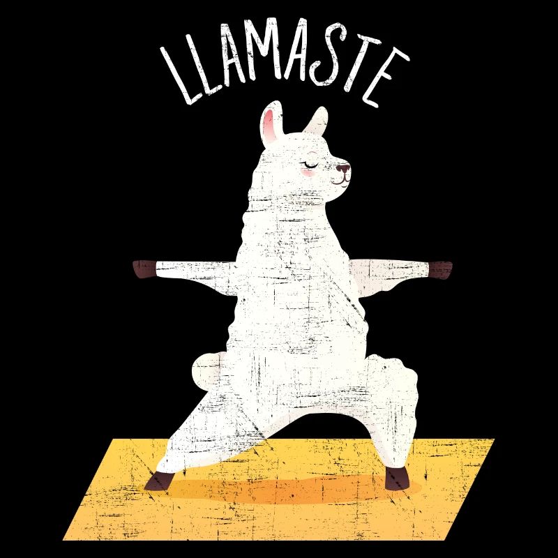 Llamaste | Yoga Llama Design