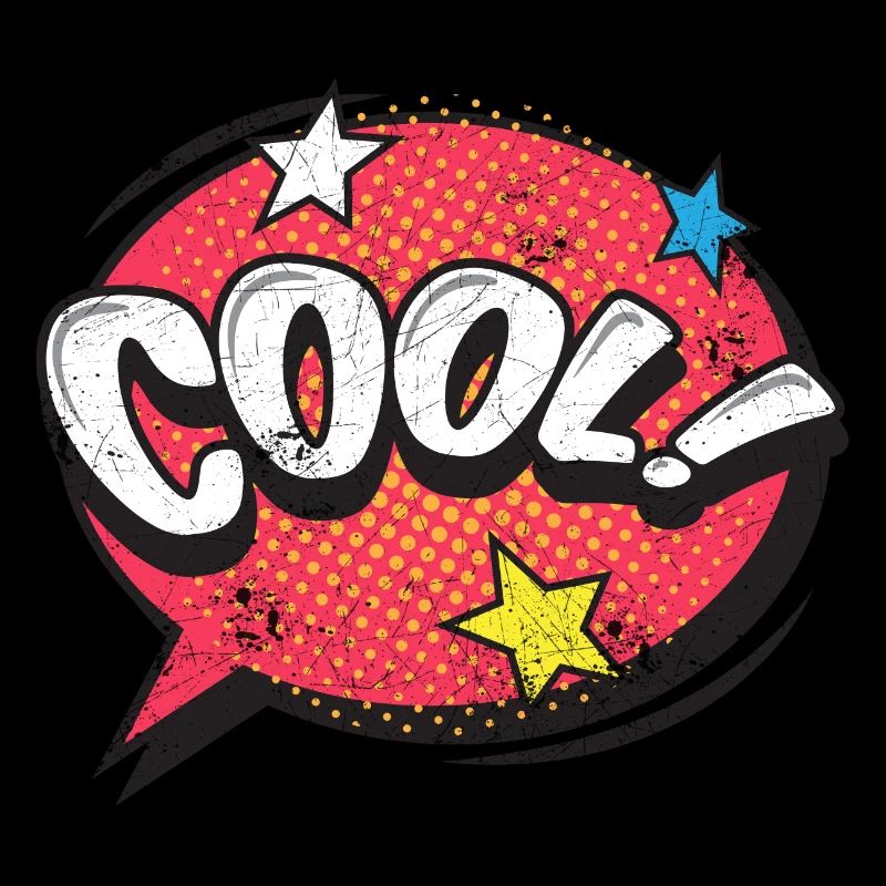 COOL BUBBLE COMIC COMICSTYLE CARTOON MOTIF GIFT
