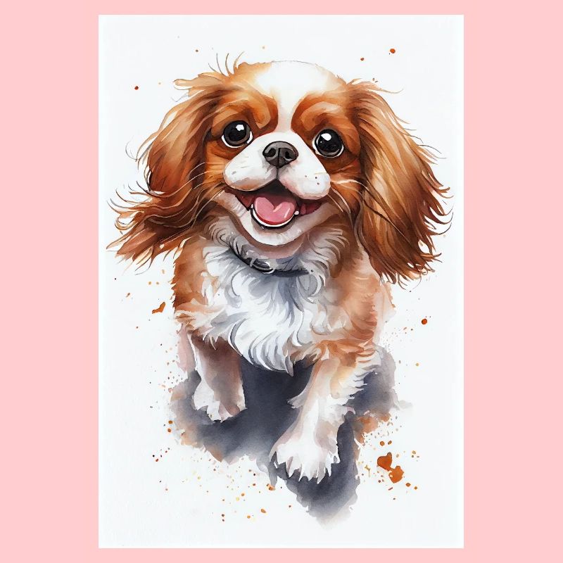 Charles Spaniel Hund Cute