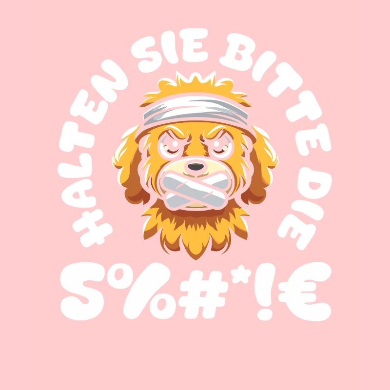 Golden Doodle S’il vous plaît taisez-vous