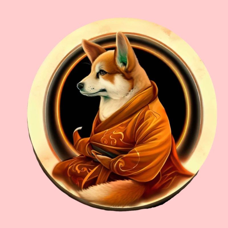 Ink & Ivory Corgi Shaolin Monk