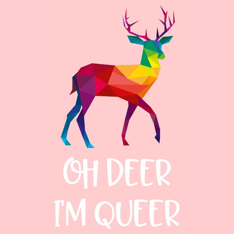 DEER Hirsch Queer LGBTQ lustige Geschenk Idee