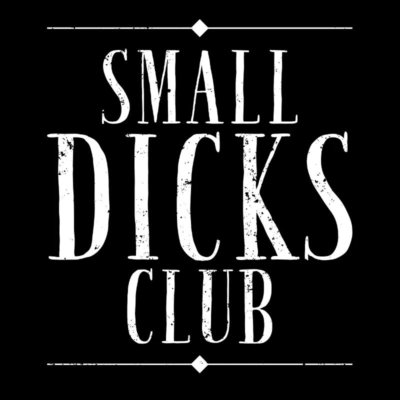 JGA Tshirt Mannen bruidegom Small Dicks Club