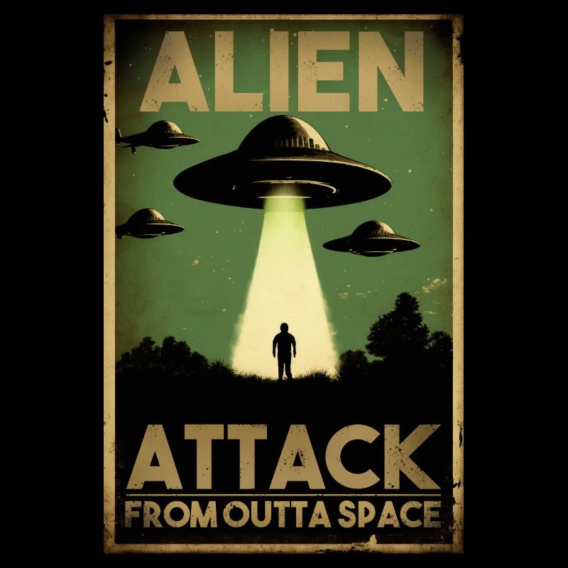Alien Attack UFO Hostile Takeover Sci-Fi
