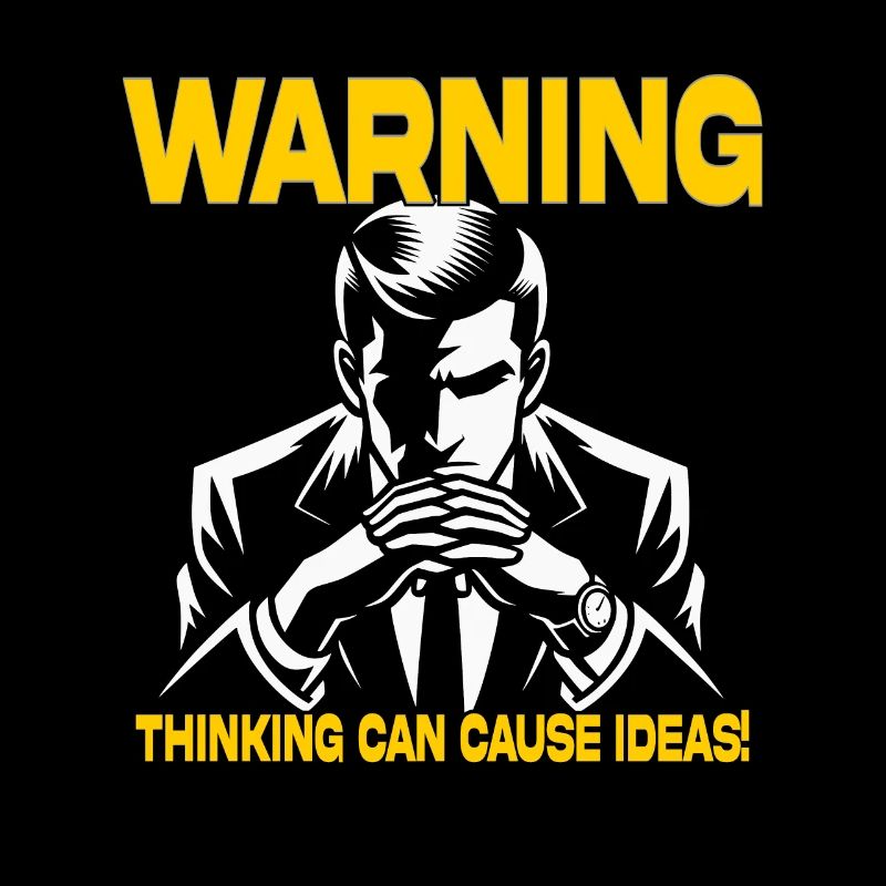 Warning: Thinking can cause ideas!