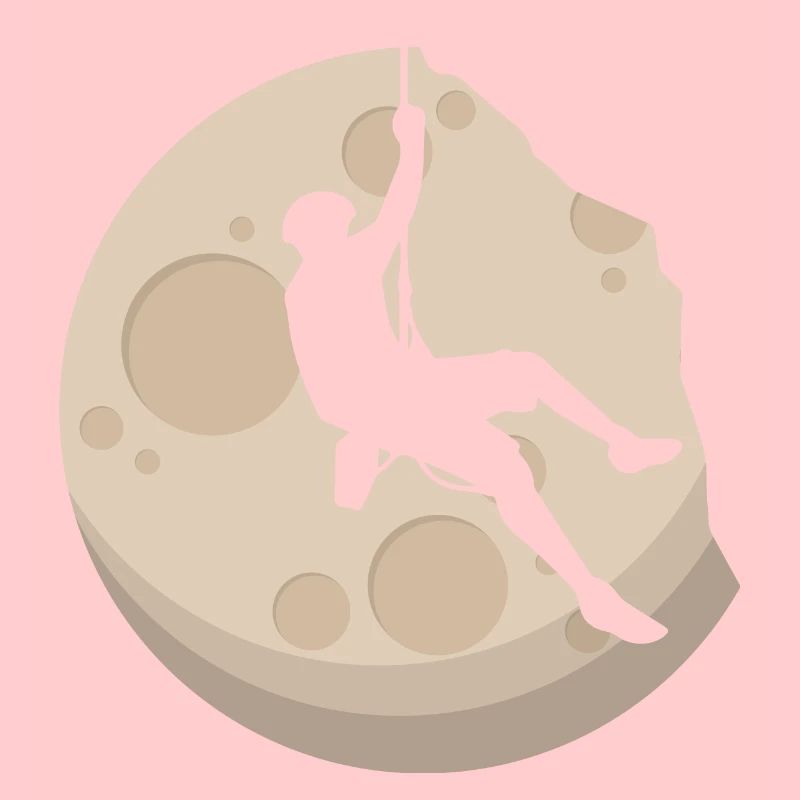 Escalade libre au clair de lune