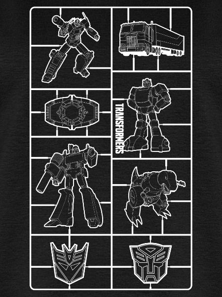 Transformers Toy Set Design In White