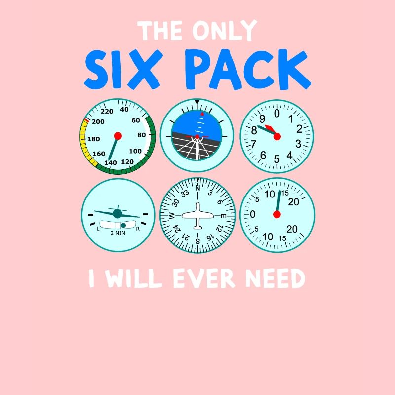 Pack de six pilotes - vol, avion, cours de pilotage