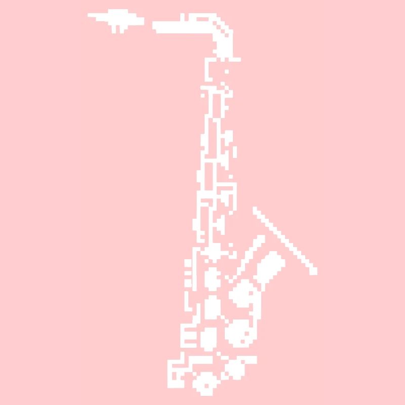 Saxophone Pixel Art