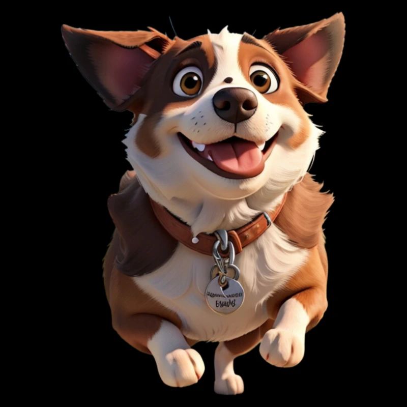 Glücklicher Hund