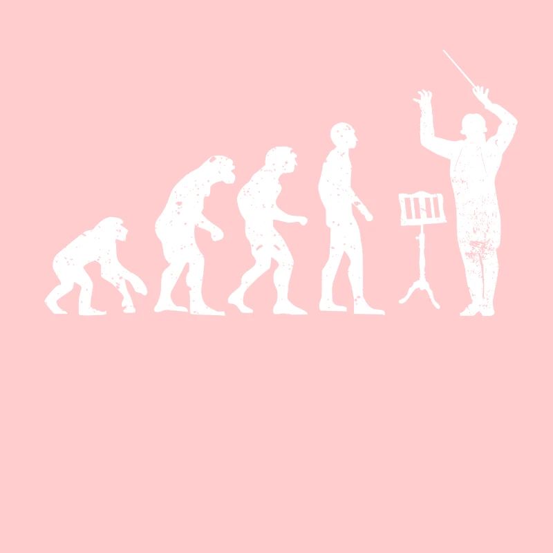 Dirigent Evolution Musiker Geschenkidee