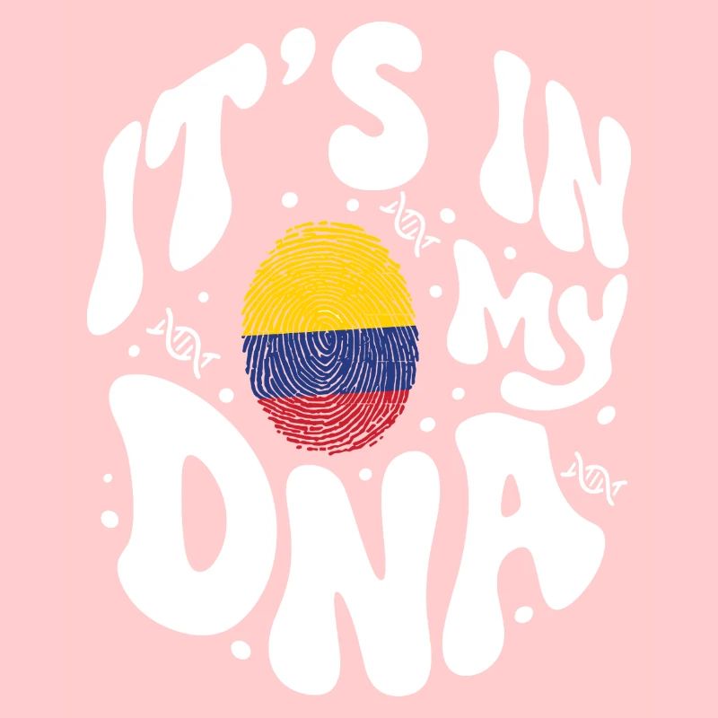 ADN colombien Colombie Drapeau hispanique