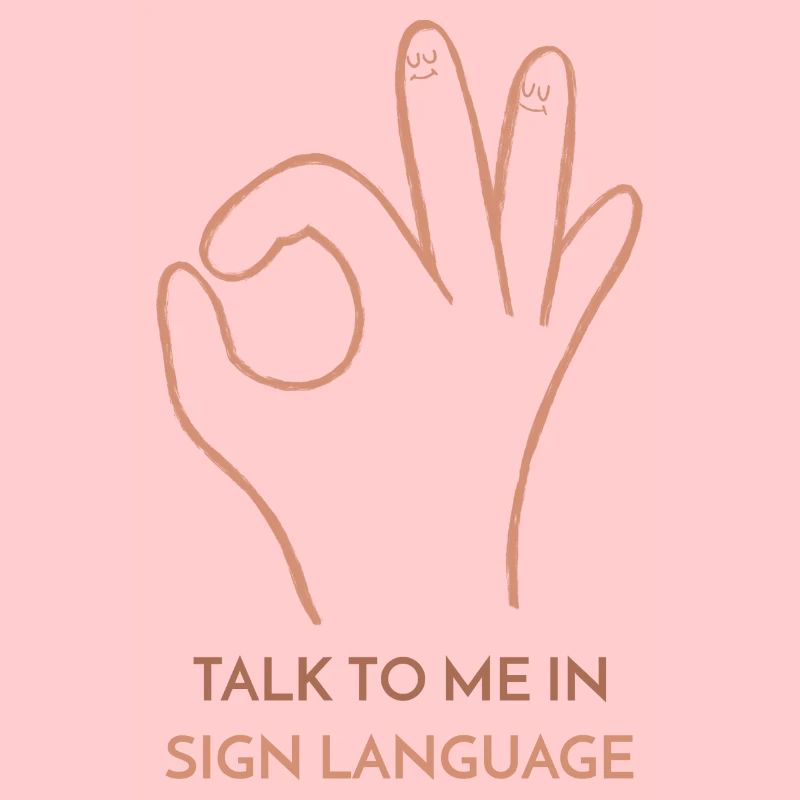 Sprechen Sie mit mir in Gebärdensprache