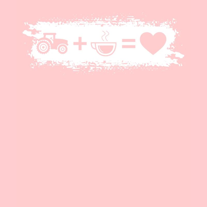 Grunge-Rechteck - Herz - Kaffee - Traktor -