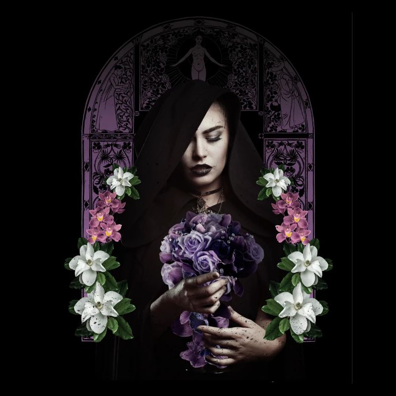 Mädchen mit Rosen, Gothic, EBM, Dark wave