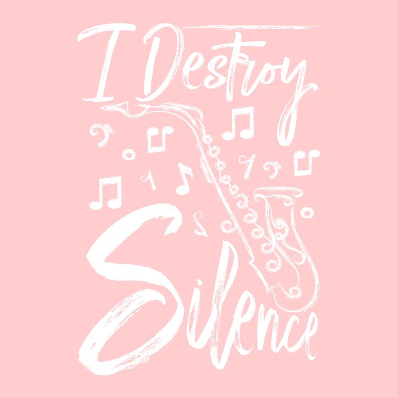 I destroy silence saxophonist