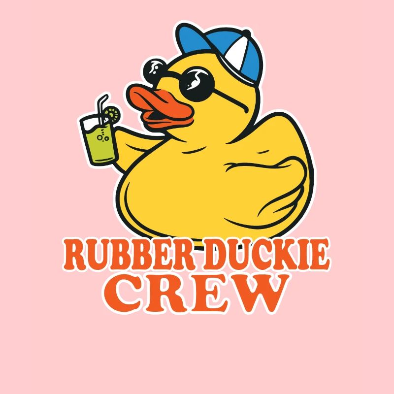 Rubber Duckie Crew Cute Duck