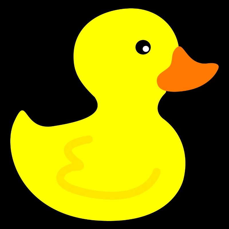 Canard jaune Bain Canard Canard Poussin