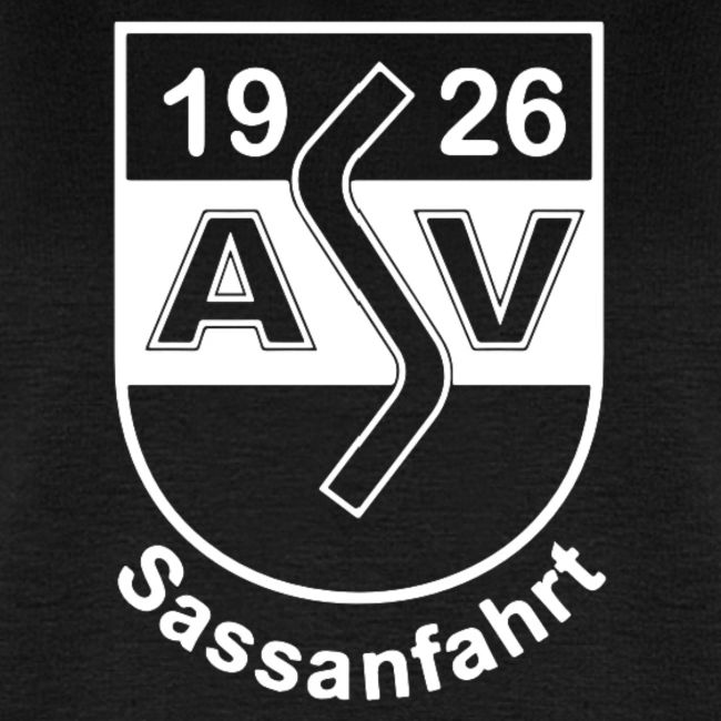 ASV Logo schwarz-weiß einseitig