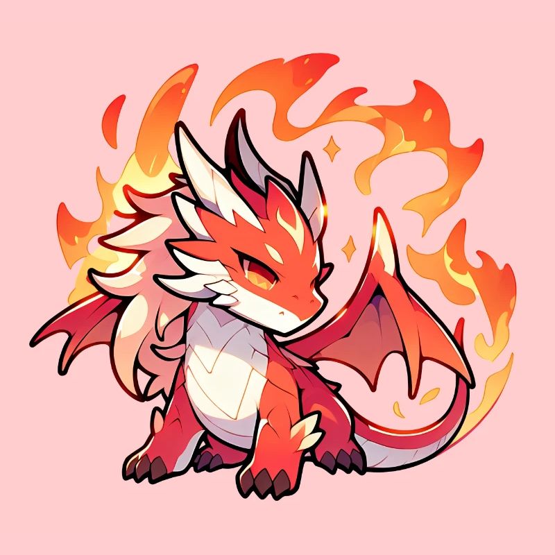 Cute Fire Dragon