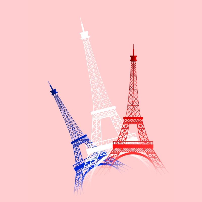 TOUR EIFFEL (Bleu-Blanc-Rouge)