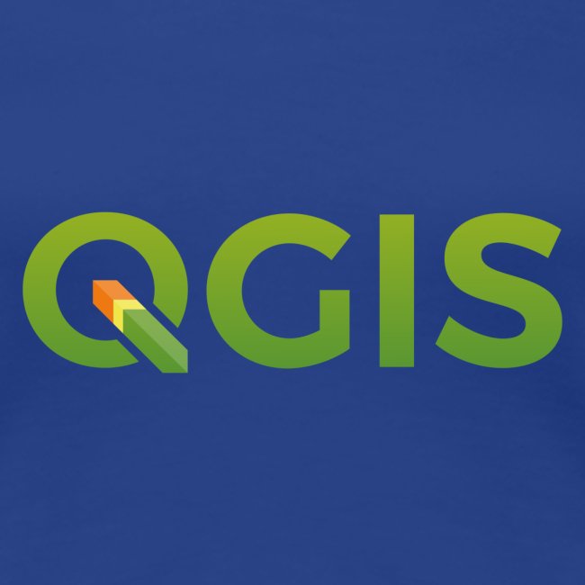 QGIS text logo