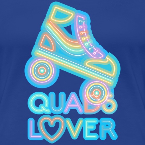Neon quads lover - blue - T-shirt Premium Femme