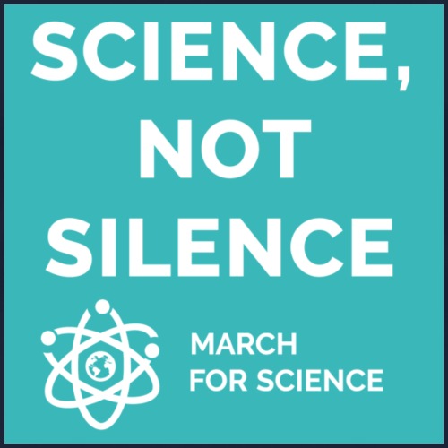 Science not silence quadratisch - Frauen Premium T-Shirt