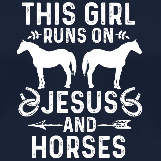 Pferde Reiterin liebt Jesus