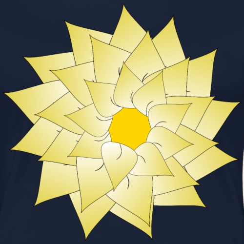 flower light yellow - Women's Premium T-Shirt