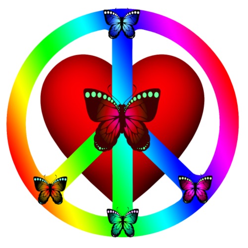 Peace Butterfly - Frauen Premium T-Shirt