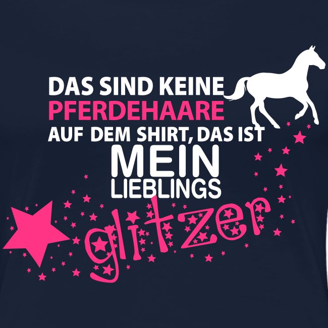 Glitzer Pferd - Frauen Premium T-Shirt