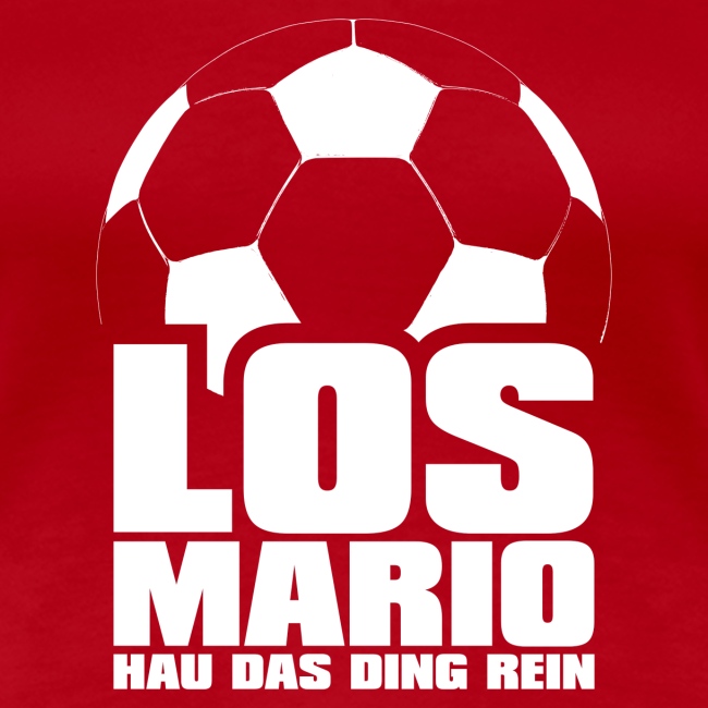 Fotball - Go Mario, Hau tingen ren (hvit)