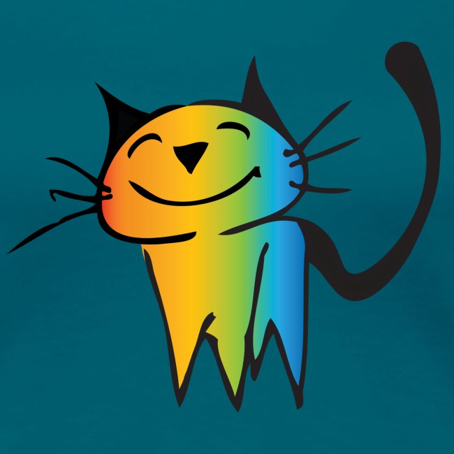 Cute Rainbow Cat