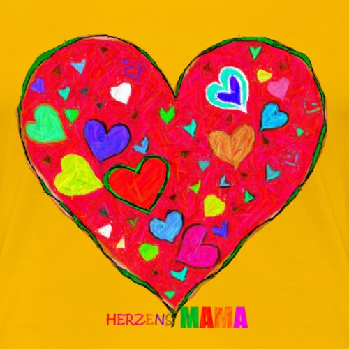 HerzensMama - Frauen Premium T-Shirt