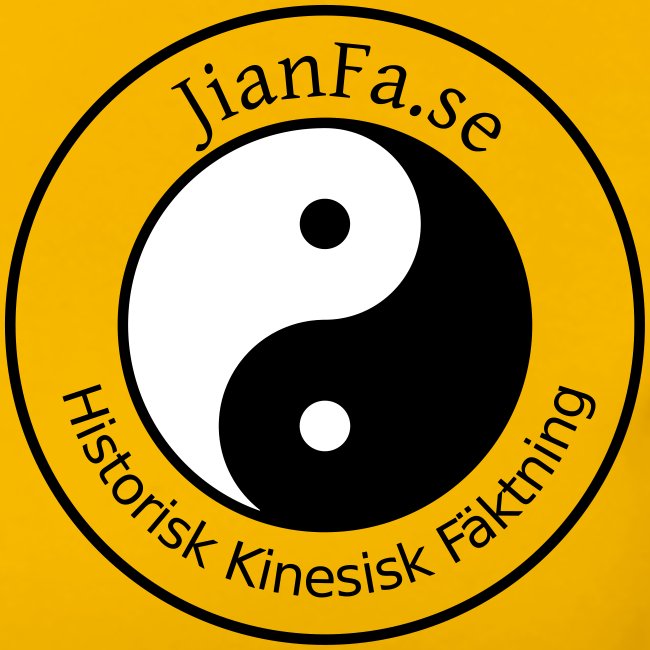 JianFa.se med ryggtryck (mörk på ljus, 2 färger)