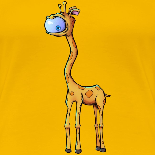 Einäugige Giraffe