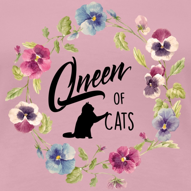 queen of cats - Frauen Premium T-Shirt