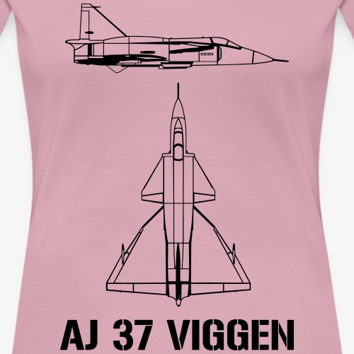 AJ 37 VIGGEN - Premium-T-shirt dam