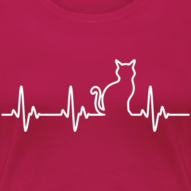 Vorschau: Ein Herz für Katzen - Frauen Premium T-Shirt