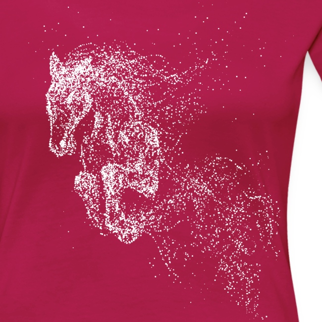 Vorschau: jumping horse white - Frauen Premium T-Shirt