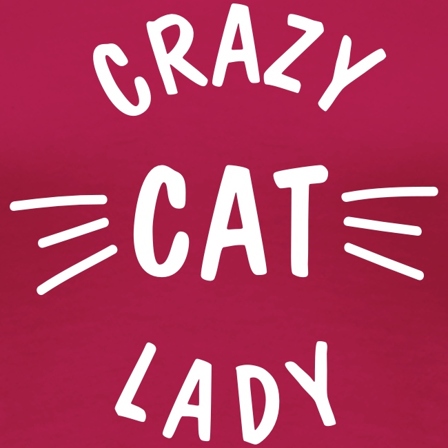 Vorschau: Crazy Cat Lady meow - Frauen Premium T-Shirt