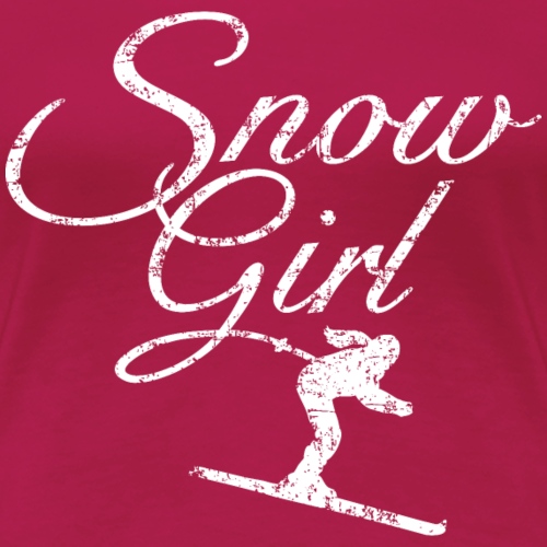 Snowgirl (Vintage Weiß) - Frauen Premium T-Shirt