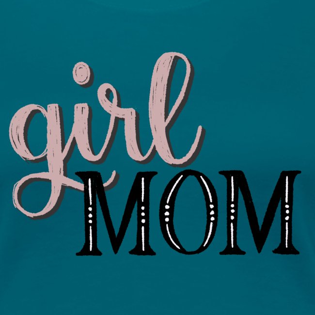Schriftzug Girl Mom