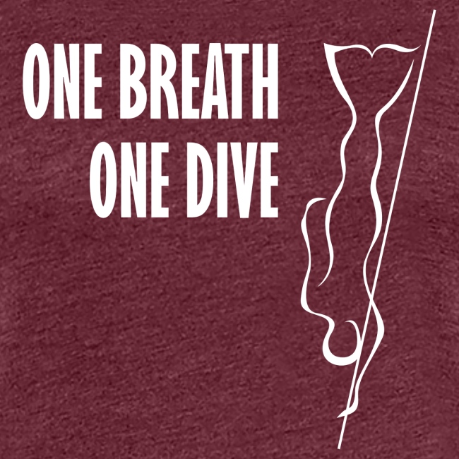 One breath one dive Freediver