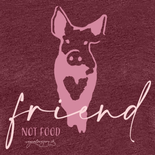 KONA friendnotfood rosa - Frauen Premium T-Shirt